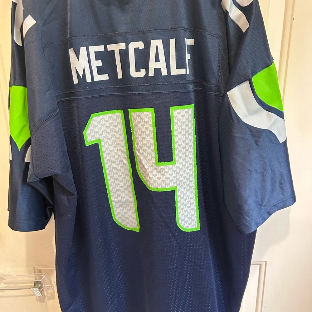 Men's Blue and Green Sports Jersey Seattle Seahawks